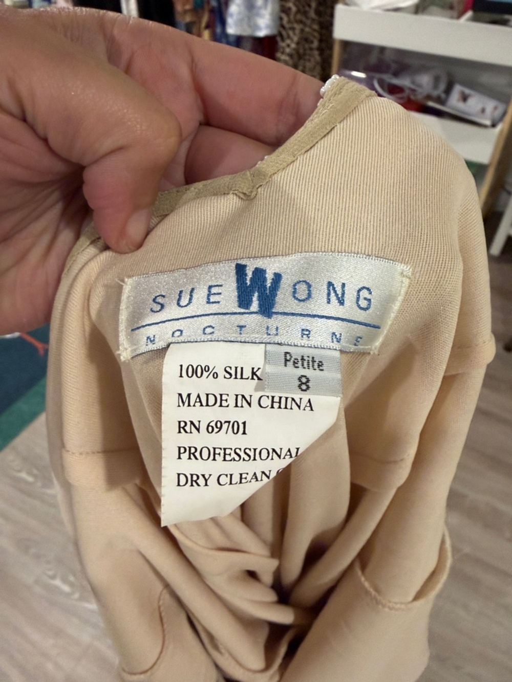 Sue Wong Vintage Silk Dress - Picture 8 of 8